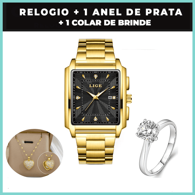 Relogio Feminino Eleganzzia Diamond