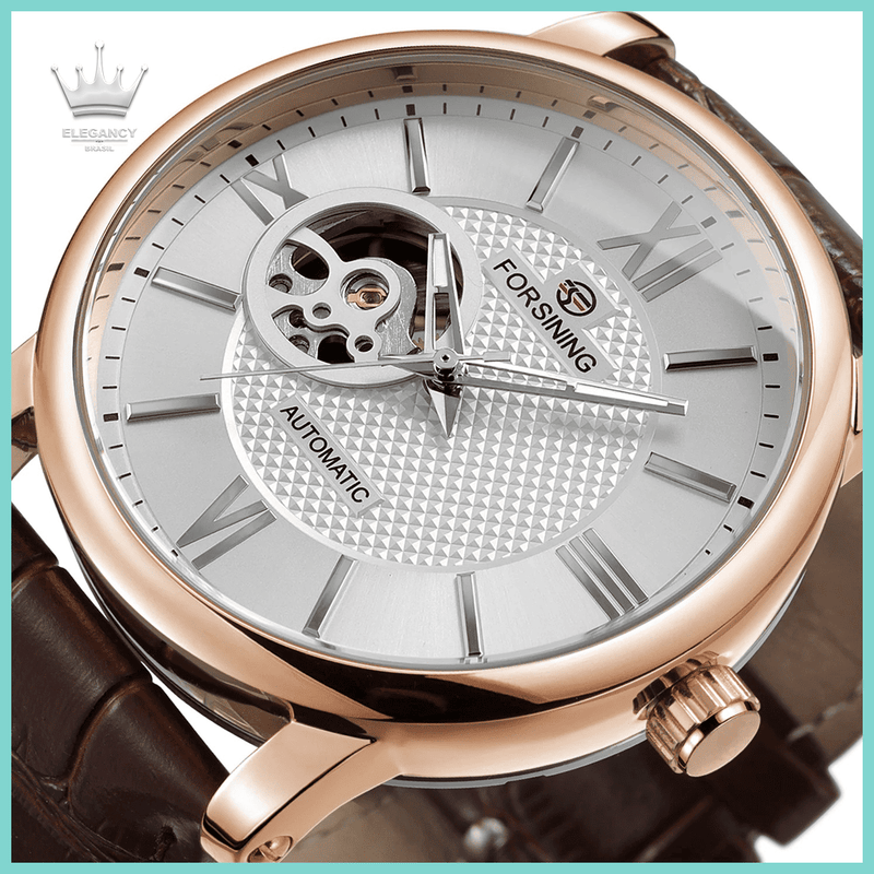 Relógio Automatico Skeleton Original