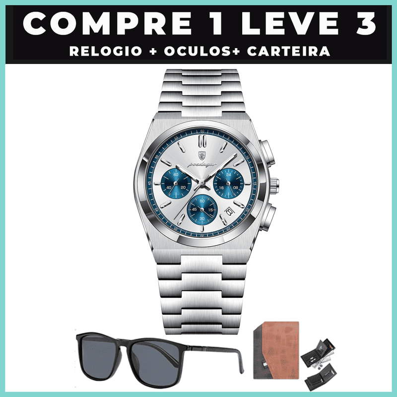 Relogio Elegancy Daytona Panda