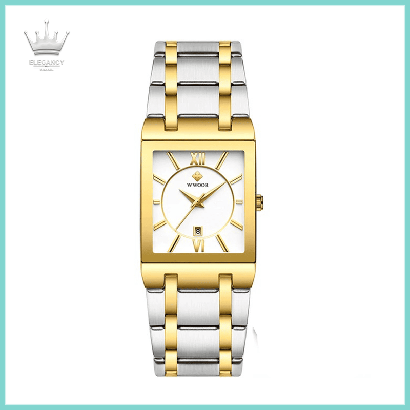 Relogio  Gold Masculino  Elegancy