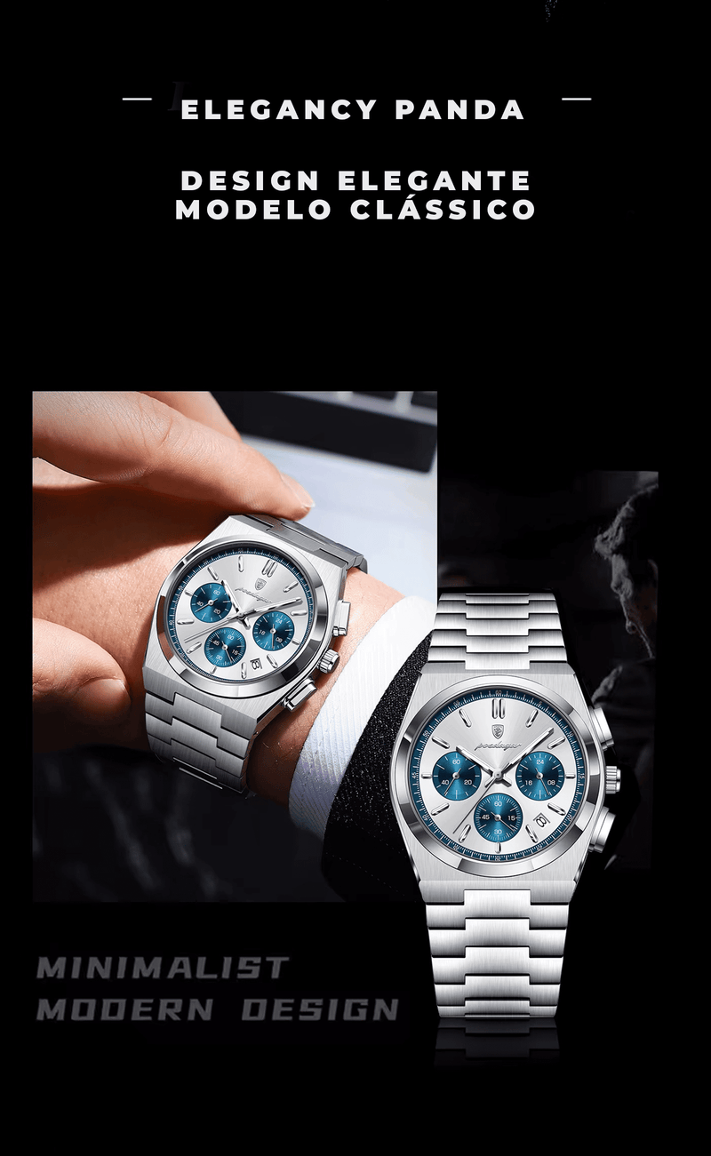 Relogio Elegancy Daytona Panda