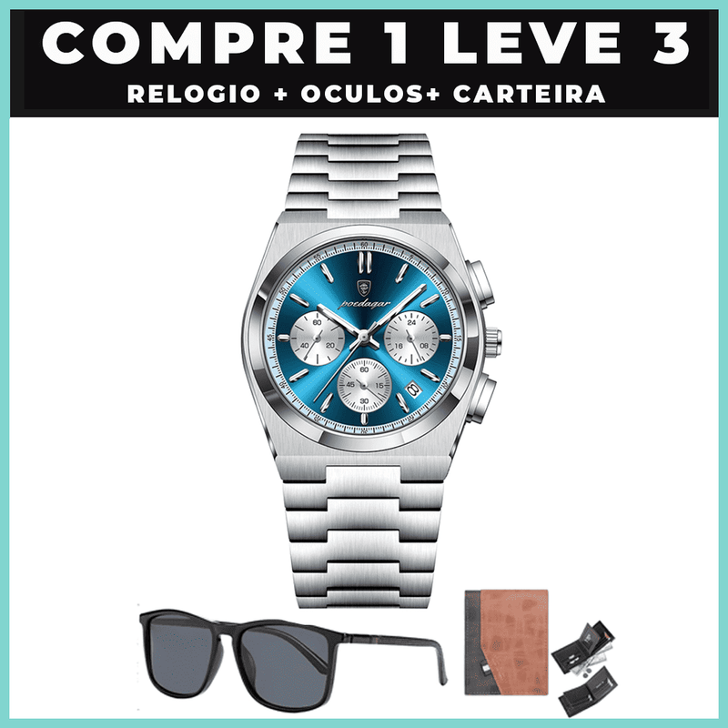 Relogio Elegancy Daytona Panda