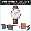 Relogio Classic Elegancy Couro Original (COMPRE 1 LEVE 3)