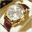 RELOGIO OLEVS PULSEIRA DE COURO