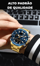 Relogio Elegancy Edifice original+2 Brindes