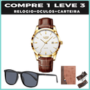 Relogio Classic Elegancy Couro Original (COMPRE 1 LEVE 3)