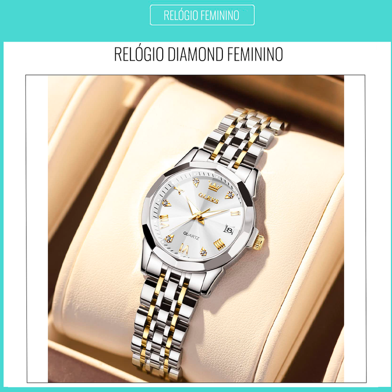 Relógio Feminino Diamond Elegancy