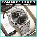 Relogio Elegancy Classic + 2 Brindes-ENCERRA HOJE 01-12