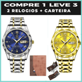 Relogio Diamond Luxury Elegancy+ 2 BRINDES + FRETE GRÁTIS