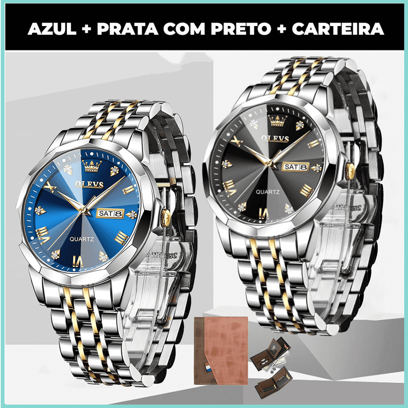 Relógio Diamond ( À prova d água) Promoção encerra dia 08-05-2025