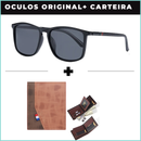 KIT OCULOS ORIGINAL POLARIZADO  + CARTEIRA VIP DE COURO