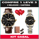 Relógio CRYSTAL DIAMOND + OCULOS + CARTEIRA