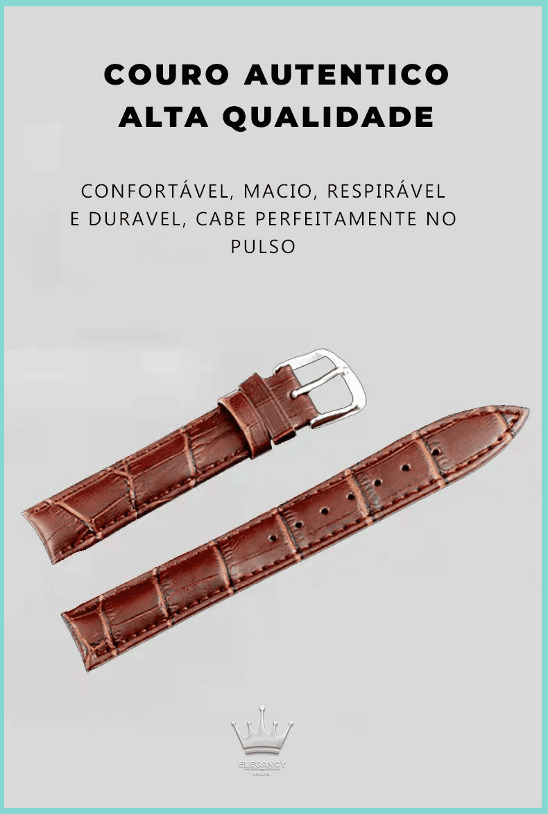 Relogio Crystal Classic + Brindes ( 2 RELOGIOS + CARTEIRA)