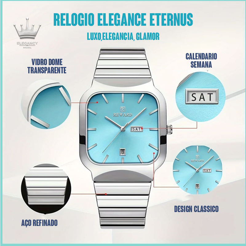 RELOGIO MASCULINO REWARD AZUL
