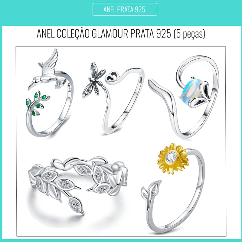 Anel Feminino Prata 925 atacado