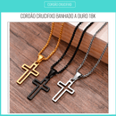 Cordão Crucifixo de Aço Inoxidável