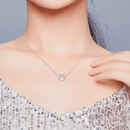 Colar feminino pingente de joaninha de Prata 925