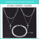 Cordão Masculino de Aço Inoxidável