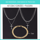 Cordão Masculino de Aço Inoxidável