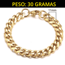 Kit Pulseira aço inoxidável e Banhado a Ouro Elegancy- Banhado a ouro- aço inoxidável-kit- banhado a ouro-Pulseira 7m- Pulseira 9m- Pulseira 11m